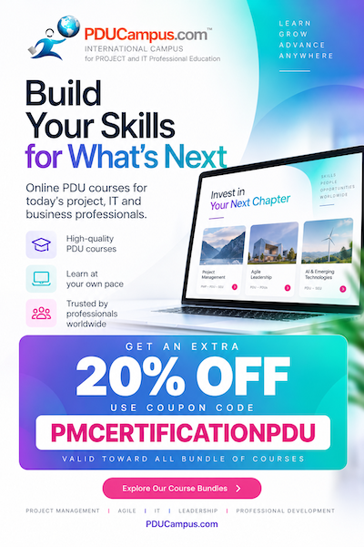 PDUCampus - Extra 20% Off PDU Course Bundles